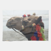 Oman Muscat Camel Fotokunst Print Theedoek (Horizontaal)