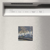 Oman, Muscat, Mutrah. Gebouwen langs Mutrah Magneet (Insitu (Vaatwasser))