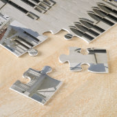 Oman, Muscat, Mutrah. Mutrah Corniche-moskee en Legpuzzel (Zijkant)
