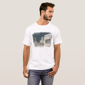 Oman, Muscat, Mutrah. Mutrah Corniche-moskee en T-shirt (Voorkant volledig)