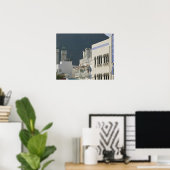 Oman, Muscat, Mutrah. Mutrah Corniche Mosque en Poster (Thuiskantoor)