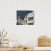 Oman, Muscat, Mutrah. Mutrah Corniche Mosque en Poster (Keuken)