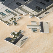 Oman, Muscat, Qurm. Gebouwen in Qurm Area / Legpuzzel (Zijkant)