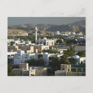 Oman, Muscat, Qurm. Gebouwen van Qurm gebied / 2 Briefkaart