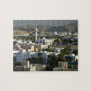 Oman, Muscat, Qurm. Gebouwen van Qurm gebied / 2 Legpuzzel