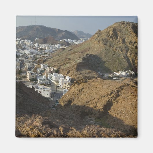 Oman, Muscat, Ruwi/Al Hamriyah. Uitzicht van Ruwi Magneet (Voorkant)