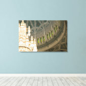 Oman, Muscat, Sultan Qaboos moskee Canvas Afdruk (Insitu (Houten vloer))