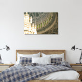 Oman, Muscat, Sultan Qaboos moskee Canvas Afdruk (Insitu (Slaapkamer))