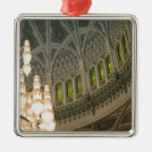 Oman, Muscat, Sultan Qaboos moskee Metalen Ornament (Voorkant)
