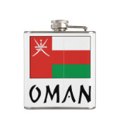 Oman Omaanse Vlag Gepersonaliseerde Naam Heupfles (Achterkant)