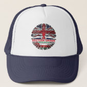 Oman Omani British Tree Roots Flag Trucker Pet (Voorkant)
