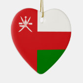 Oman - Omani Flag Keramisch Ornament (Rechts)