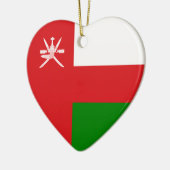 Oman - Omani Flag Keramisch Ornament (Links)