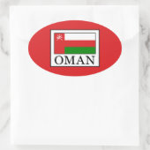 Oman Ovale Sticker (Tas)