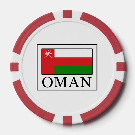 Oman Pokerchips (Voorkant)