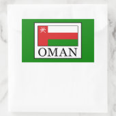 Oman Rechthoekige Sticker (Tas)