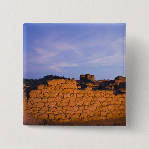 Oman, regio Dhofar, Salalah. Al, Baleed Vierkante Button 5,1 Cm