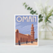 Oman Reis Reizen Briefkaart (Staand voorkant)