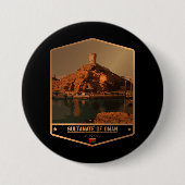 Oman Ronde Button 7,6 Cm (Voorkant)