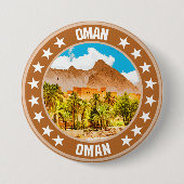 Oman Ronde Button 7,6 Cm (Voorkant)