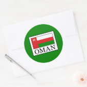 Oman Ronde Sticker (Envelop)