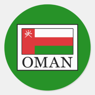 Oman Ronde Sticker