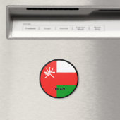 Oman Roundel kwaliteitsvlag Magneet (Insitu (Vaatwasser))