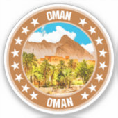 Oman Sticker (Voorkant)