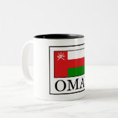 Oman Tweekleurige Koffiemok (Voorkant links)