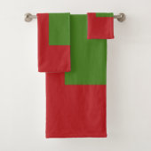 Oman vlag bad handdoek (Insitu)