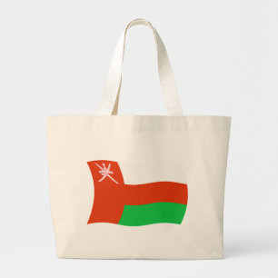 Oman Vlag Boodschappentas Grote Tote Bag