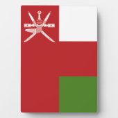 Oman vlag fotoplaat (voorkant)