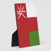Oman vlag fotoplaat (Zijkant)