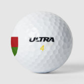Oman vlag golfballen (Logo)