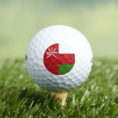 Oman vlag golfballen (Insitu Shirt)