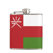 Oman vlag heupfles (Voorkant)