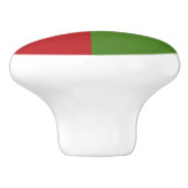 Oman vlag keramische knop (Zijkant)