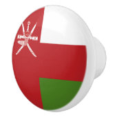 Oman vlag keramische knop (Rechts)