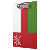 Oman vlag klembord (Links)