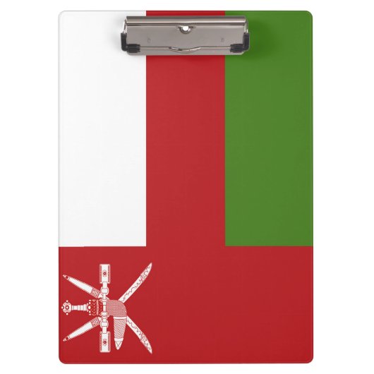 Oman vlag klembord (Voorkant)