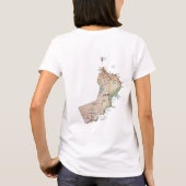 Oman Vlag + Landkaart T-Shirt (Achterkant)