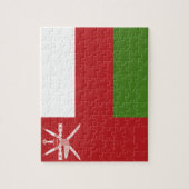 Oman vlag legpuzzel (Verticaal)