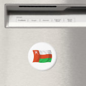 Oman Vlag Magneet (Insitu (Vaatwasser))