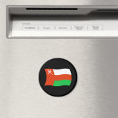 Oman Vlag Magneet (Insitu (Vaatwasser))