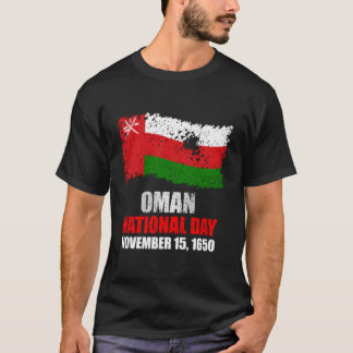Oman vlag Omani Nationale Onafhankelijkheidsdag T-shirt