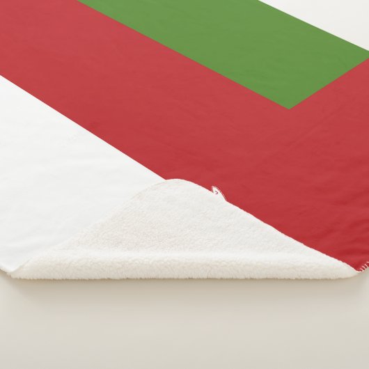 Oman vlag sherpa deken (3/4)