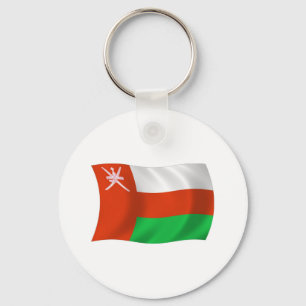 Oman Vlag Sleutelhanger