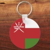 Oman vlag sleutelhanger (Voorkant)