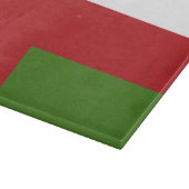 Oman vlag snijplank (Hoek)