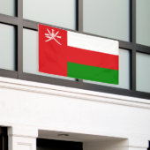 Oman vlag spandoek (Buitenkant Gebouw)